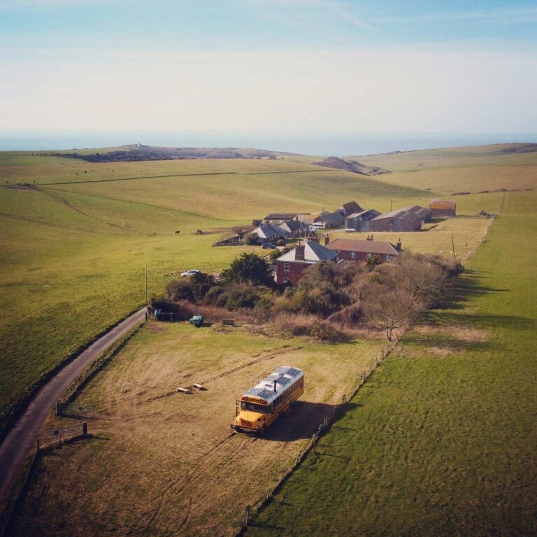 Skoolie Stays sustainable glamping