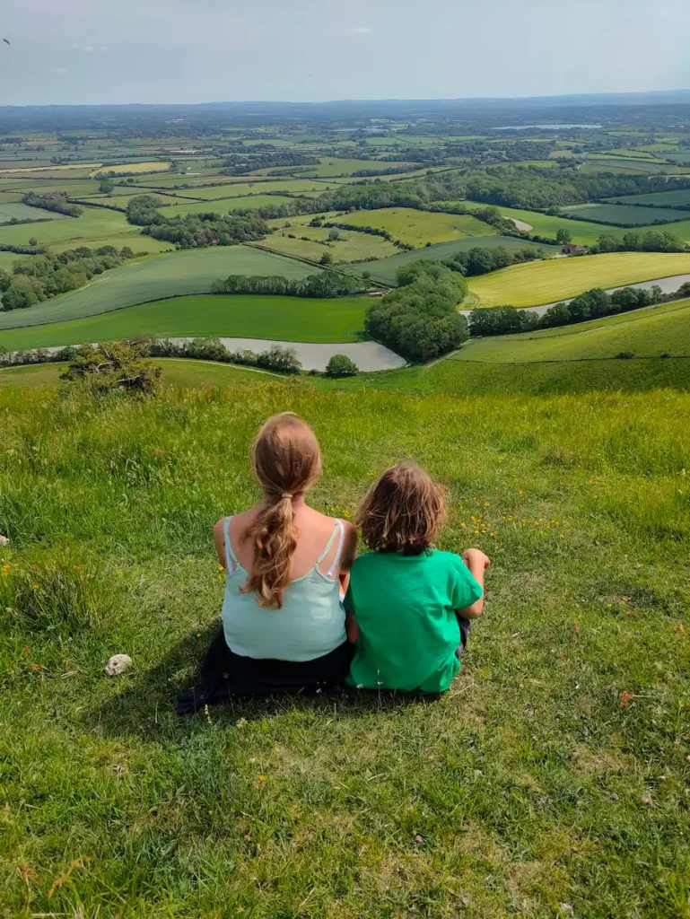South Downs landscape ideal for nature walks during digital detox breaks